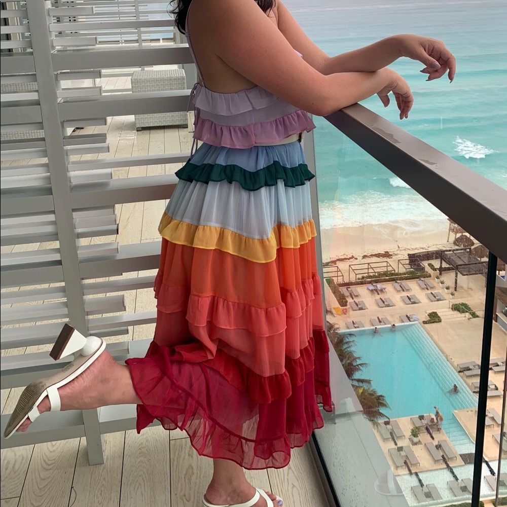 Rainbow dress!